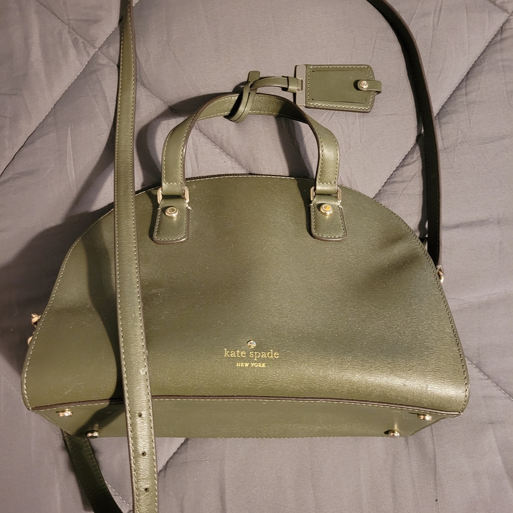 Kate Spade Green Leather Handbag
